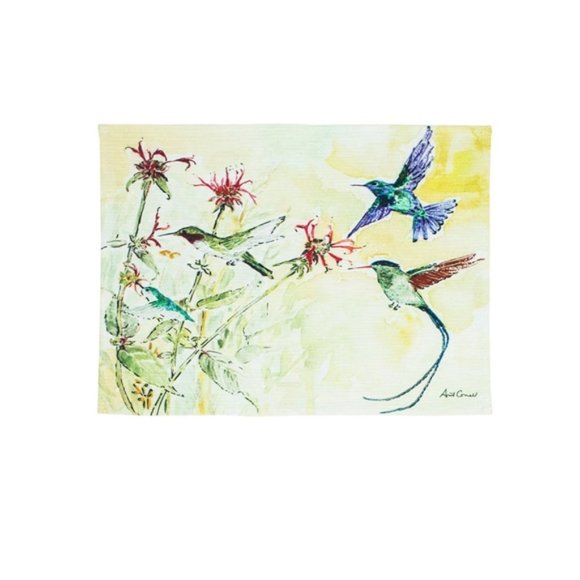 April Cornell Placemats Set of 4 Hummingbird NWT - Picture 2 of 2